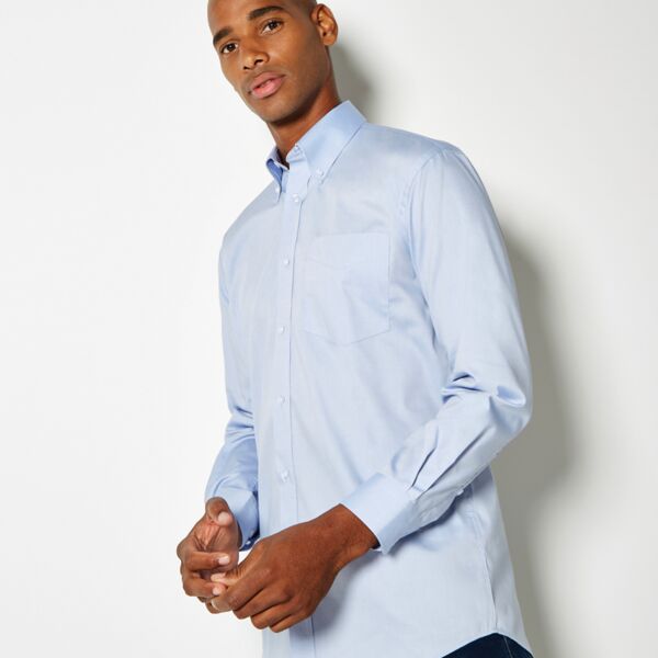 Mosca Kustom Kit Premium Long Sleeve Classic Fit Oxford Shirt Thumbnail